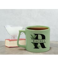 BK Gift Kişiye Özel İsimli Pastel Yeşil Middle Kupa Bardak, Arkadaşa Hediye, Ev Hediyesi, Doğum Günü Hediyesi, Ofis Hediyesi-1