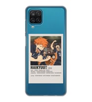 Samsung Galaxy M22 Uyumlu Haikyuu!! Poster Tasarımlı Şeffaf Telefon Kılıfı