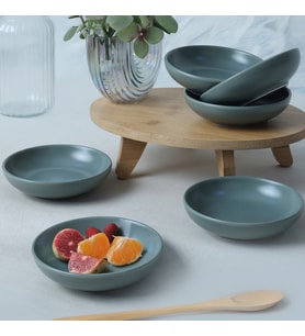 Mat Yeşil Halka Çerezlik/Sosluk 13 Cm 6 Adet 322