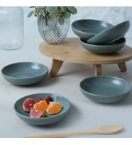 Mat Yeşil Halka Çerezlik/Sosluk 13 Cm 6 Adet 322