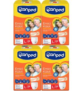 Canped Emici Külot Hasta Yetişkin Bezi L - Büyük - Large 96 Adet (4PK*24)