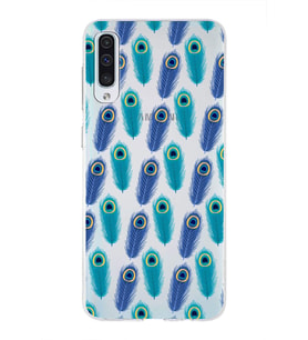 PrintiFy Samsung Galaxy A50S ile Uyumlu 1mm Slim Fit Nazar Boncuğu 4 Baskılı Şeffaf  Kılıf