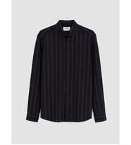 LCW Vision Lacivert Slim Fit Çizgili Erkek Gömlek