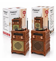 Lunaev Retro İbreli Bluetooth Radyo – AM/FM/SW FX-2502B