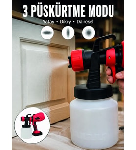 3 Farklı Püskürtme Modu ile Homojen Boya Dağılımı