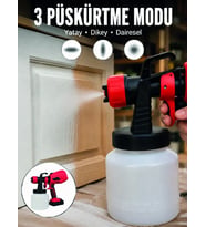 3 Farklı Püskürtme Modu ile Homojen Boya Dağılımı