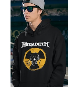 Megadeth Baskılı Unisex Oversize Rock Metal Müzik Grubu Hoodie