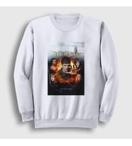 Presmono Unisex Beyaz Merlin Dizi Sweatshirt 428498tt (Beyaz)