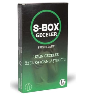 River World S-box 12 Adet Prezervatif Özel Kayganlaştırıcılı