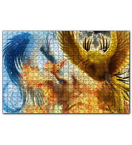 Cakapuzzle Pokemon Parlayan Efsaneler Görseli 120 Parça Puzzle Yapboz MDF(Ahşap)