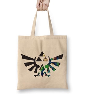 Triforce Zelda Bez Çanta Uzun Saplı
