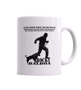 Rocky Balboa   Kupa Bardak Porselen