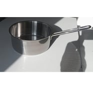 Paslanmaz Çelik cezve Kaçerola Sütlük Sosluk Yumurta Haşlama Tavası 18 Cm