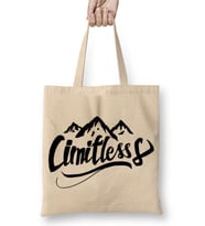 Cimitless Limitless Logo Preto Bez Çanta Uzun Saplı