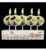 MİCKEY MOUSE BIRTHDAY CANDLE VIP KALİTE MİCKEY MOUSE PASTA MUMU 5 ADET MİCKEY MOUSE DOĞUM GÜNÜ MUMU