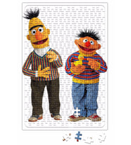 Susam Sokağı Edi & Büdü Puzzle 240 Parça Yapboz
