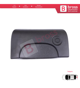 Renault Kangoo Nissan Kubistar MK1 X76 FC KC 1997-2009 için Arka Bagaj Çift Kapı Açma Kapı Kolu