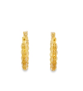 Cigold Taşsız Küpe 14 Ayar Altın 3.80 Gr OA-K1TB01029350