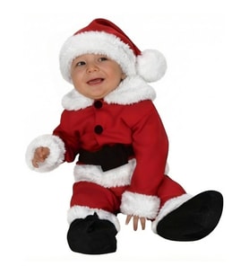 Bebek Noel Baba Kostümü Model-2