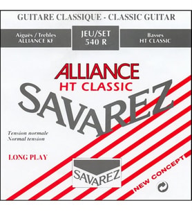 Gewa 655917 Savarez Alliance 540R Klasik Gitar Teli  Karbon Tizler ve Gümüş Kaplama Baslar ile Yüksek Projeksiyon ve Net Tonlar