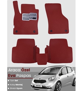 KİA VENGA (2009-2019) Uyumlu EVA Paspas Tam Set–Araca Özel,Kolay Montaj,Su Geçirmez