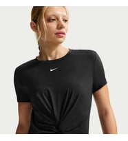 Nike W NK ONE CLASSIC TWST SS Siyah Kadın T-Shirt HJ1054-013