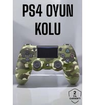 PS4 Oyun Kolu Kamuflaj Desenli Joystick