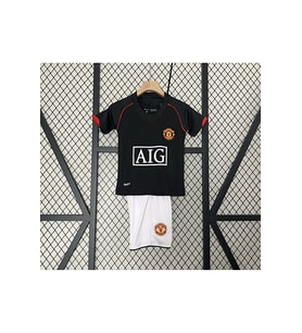 M.Unitedd Moskova 2008 Sezonu Cristiano Ronaldo Çocuk Forması 4'lü Set (BLACK)