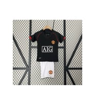 M.Unitedd Moskova 2008 Sezonu Cristiano Ronaldo Çocuk Forması 4'lü Set (BLACK) (Siyah)
