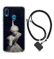Huawei P20 Lite Mate 10 20 Lite Pro P40 Lite KılıfBoyun Askılı Silikon Star Woman 1332