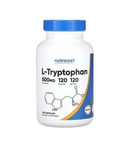 Nutricost L-Tryptophan, 500 mg, 120 Capsul.38.