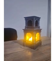 3D Dekoratif Osmanlı Dönemi Saray Kulesi Temalı Led Mumluk ve Biblo 14 x 12 Cm ( Led Mum Hediyemizdir. )