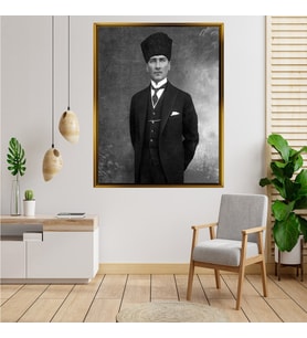 ÇERÇEVELİ ATATÜRK TABLO S96