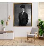 ÇERÇEVELİ ATATÜRK TABLO S96