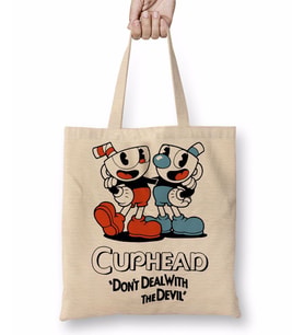 Cuphead 02 Bez Çanta Uzun Saplı