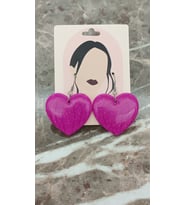 El Yapımı Polimer Kilden Küpe - Luna Love - Ayışığında Dans