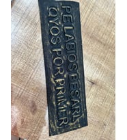 29X10 CM KABARTMA YAZILI APLİKE ARMA DİKİŞ AKSESUARI