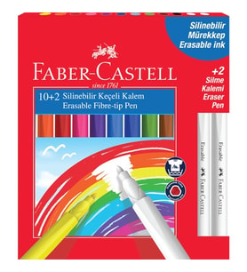 Faber Castell Silinebilir Keçeli Kalem 10+2