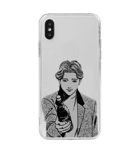 Iphone X ve XS Uyumlu Anime Monster Tasarımlı Şeffaf Telefon Kılıfı