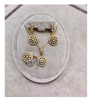 Gökdeniz 925 Elmas Model 925 Ayar Gümüş Kadın Hediyelik Set 
