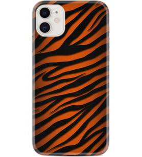 Apple iPhone 11 12 13 Mini Kılıf Desemli Silikon Leopar Yeni 1676