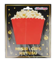 MISIR CİPS KUTUSU KIRMIZI PK:8-