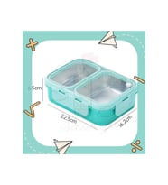 Cute 3D Elephant Shaped Bento Lunch Box for School & Office with Cutlery  Leak-Proof