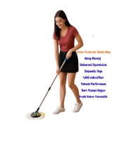 Ovivo Mikrofiber Yuvarlak Mop Paspas Lux Yedek Ucu 3 Adet