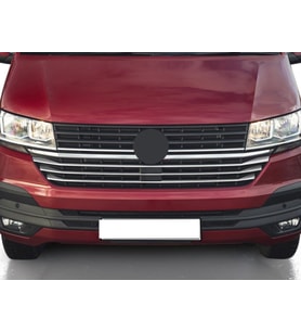 Volkswagen T6.1 Uyumlu Transporter Krom Ön Panjur Alt Çıtası 5 Parça 2020 Ve Son