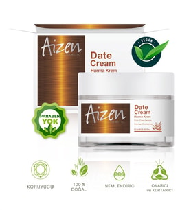 Aizen Hurma Özlü Cilt Bakım Kremi Date Extract Skin Care Cream