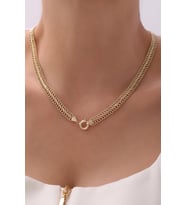 14 Ayar Viyana Altın Zincir Set
