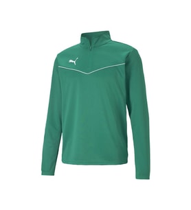Puma Teamrise 1/4 Zip Top Erkek Futbol Antrenman Uzun Kollu Tişört 65739405 Yeşil