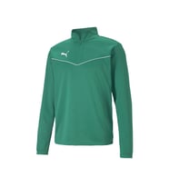 Puma Teamrise 1/4 Zip Top Erkek Futbol Antrenman Uzun Kollu Tişört 65739405 Yeşil
