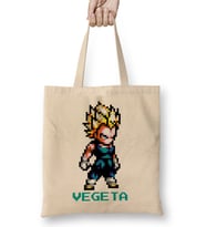 Dragon Ball Z Pixel Vegeta Bez Çanta Uzun Saplı